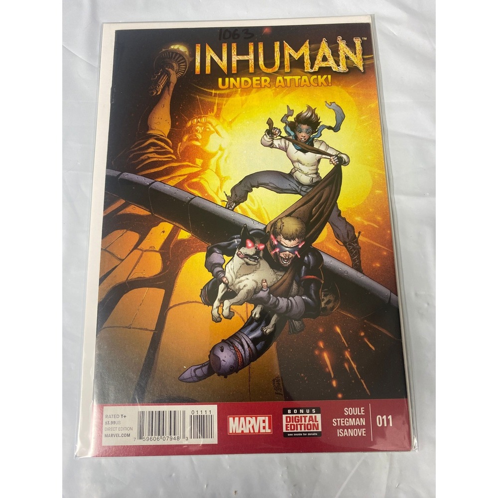 Marvel Inhuman 11 Under Attack Charles Soule Ryan Stegman 2015 Comic Book